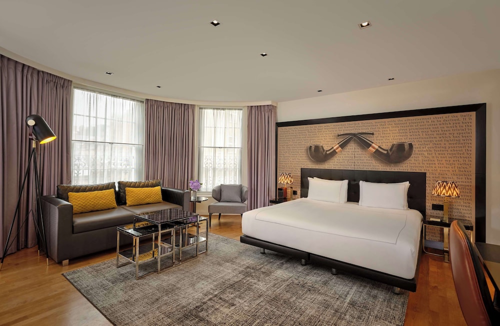 Estudio, 1 cama de matrimonio grande (Suite) del hotel Holmes London