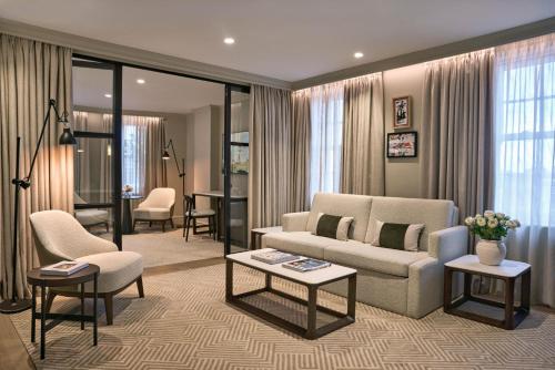 One Bedroom Suite with Terrace - City View del hotel Radisson Blu , London Bond Street. Foto 4