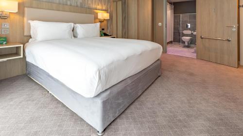 Suite con sofá cama - Adaptada para personas con discapacidad - Cama extragrande del hotel Holiday Inn Manchester - City Centre, An Ihg. Foto 5