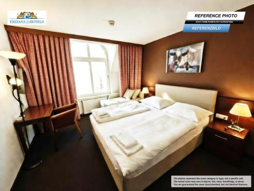 Habitación Doble Estándar del hotel Enziana Wien. Foto 3
