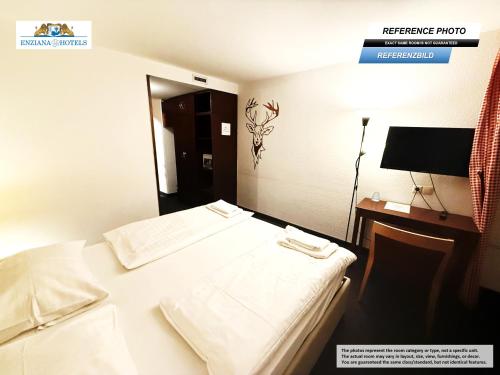 Habitación Doble Estándar del hotel Enziana Wien. Foto 4