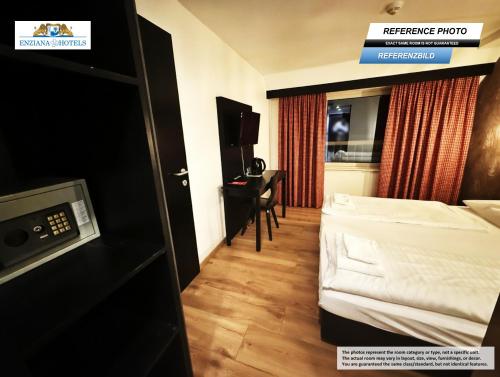 Habitación Doble Superior del hotel Enziana Wien. Foto 4