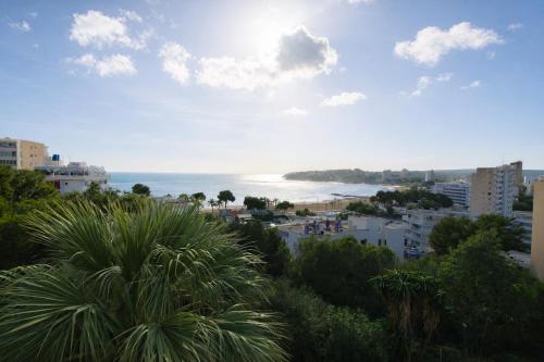 Apartamento de 1 dormitorio con vistas al mar del hotel Vistasol Apartments