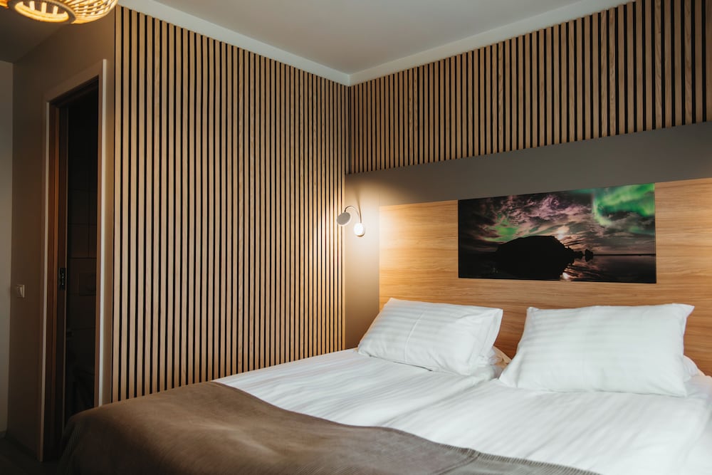Habitación estándar con 1 cama doble o 2 individuales del hotel Vík í Mýrdal