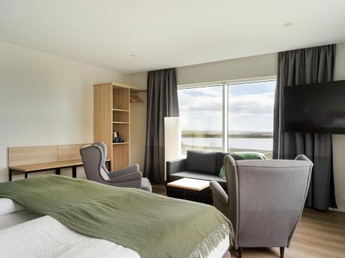 Habitación Doble Deluxe del hotel Hotel Katla By Keahotels. Foto 3