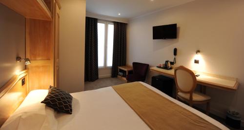 Habitación Doble Superior del hotel Du Midi Paris Montparnasse. Foto 4