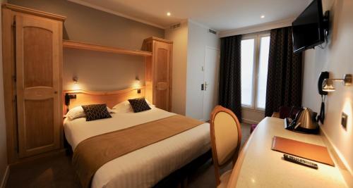 Habitación Doble Superior del hotel Du Midi Paris Montparnasse. Foto 9