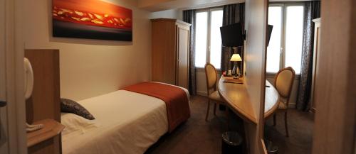 Habitación Individual Pequeña del hotel Du Midi Paris Montparnasse. Foto 1