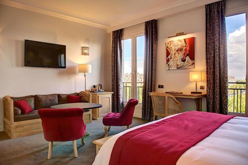 Suite Junior del hotel Du Midi Paris Montparnasse. Foto 4