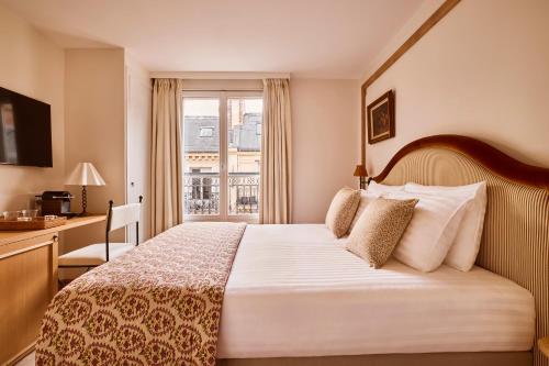 Habitación Doble con balcón del hotel Maison Monceau. Foto 3