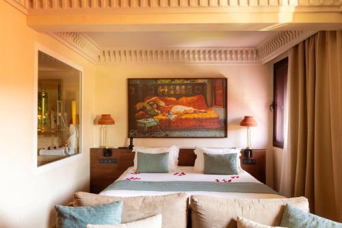 Habitación Doble con vista a la medina del hotel Les Jardins De La Koutoubia. Foto 4