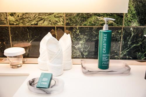 Signature King Suite with Roll - In Shower - Mobility Accessible del hotel Millennium Hilton New York One UN Plaza. Foto 7