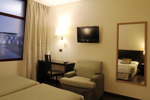 Habitación Doble Interior - 2 camas del hotel Conde Duque Bilbao. Foto 5