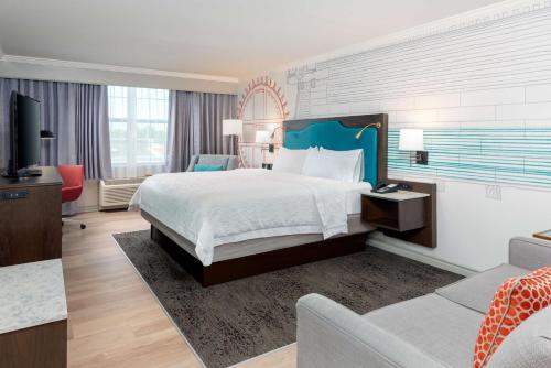 Habitación Deluxe King con cama King del hotel Hampton Inn Buffalo-williamsville