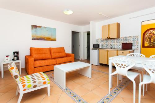 Apartamento Confort de 1 dormitorio con balcón o terraza del hotel Maxorata Beach