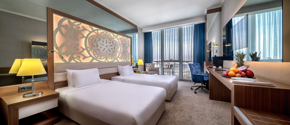 Habitación Estándar, Vistas a la Ciudad con 2 Camas Individuales del hotel Downtown Ankara Hotel