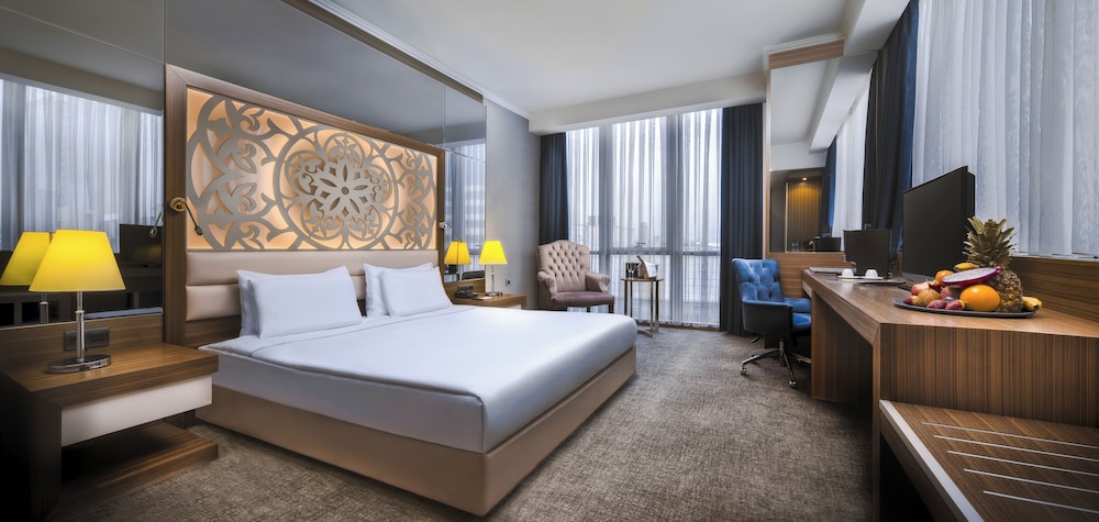 Habitación Estándar, Vistas a la Ciudad con 2 Camas Individuales del hotel Downtown Ankara Hotel. Foto 3