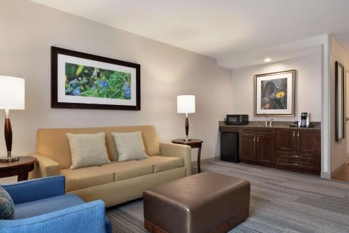 Suite de 1 dormitorio - 1 cama extragrande del hotel Hilton Garden Inn Stony Brook. Foto 4