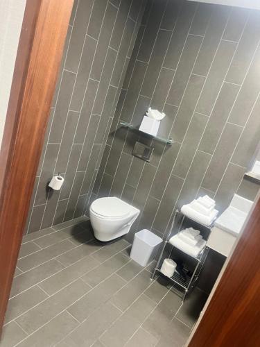 Suite con cama extragrande y ducha accesible en silla de ruedas - Adaptada para personas con movilidad reducida del hotel Four Points by Sheraton New York Downtown