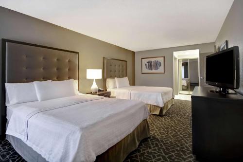 Suite Doble de 1 dormitorio con 2 camas grandes - No fumadores del hotel Homewood Suites By Hilton Edgewater. Foto 3