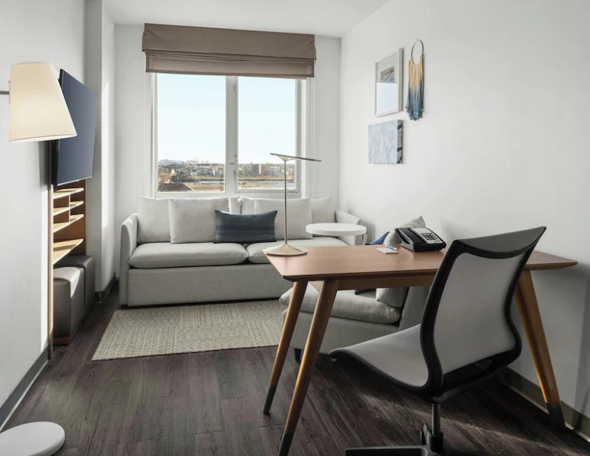 Suite, 1 cama de matrimonio grande del hotel Element Harrison - Newark