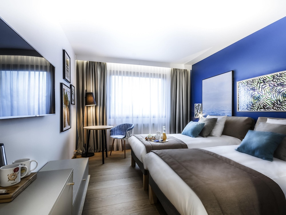 Habitación Superior con dos camas individuales, vistas centrales al mar, aire acondicionado del hotel Novotel Gdansk Marina
