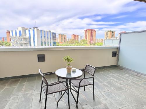 Habitación Doble con terraza del hotel Eurohotel Barcelona Gran Via Fira. Foto 3