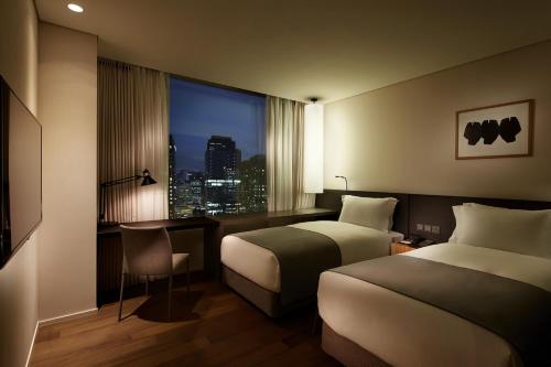 Habitación Doble Estándar - 2 camas del hotel Shilla Stay Gwanghwamun Myungdong. Foto 4
