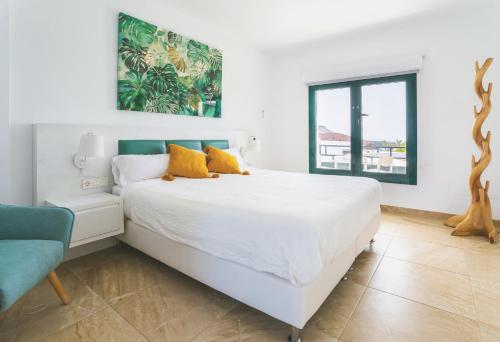 Double or Twin Room with Sea View del hotel El Hotelito Del Golfo. Foto 6