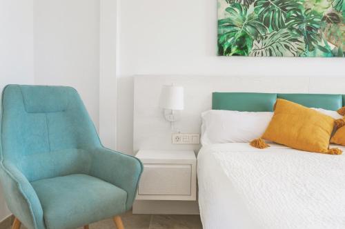 Double or Twin Room with Sea View del hotel El Hotelito Del Golfo. Foto 7