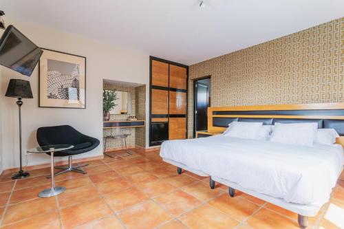 Double or Twin Room with Pool View del hotel El Hotelito Del Golfo