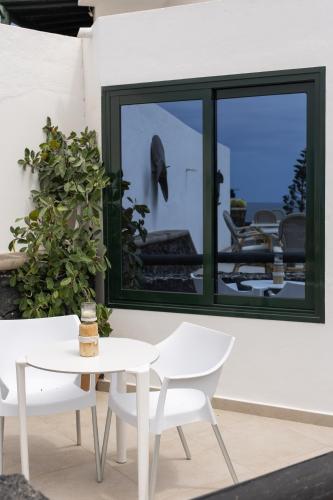 Habitación Doble con terraza del hotel El Hotelito Del Golfo. Foto 8