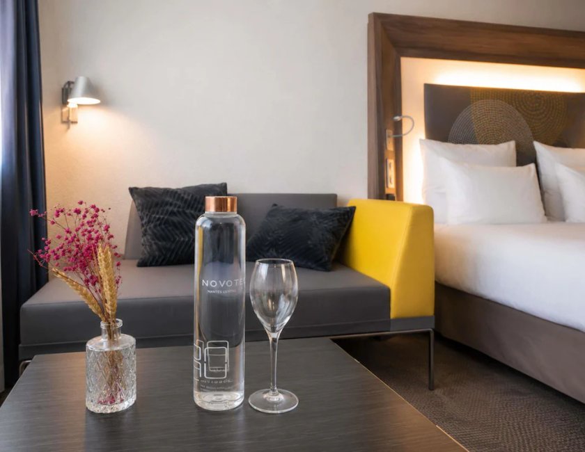 Habitación doble Business 1 Cama doble del hotel Novotel Nantes Centre Gare. Foto 5