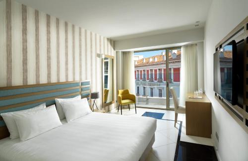 Habitación Deluxe con vistas a la ciudad. del hotel Athens Tiare By Mage Hotels