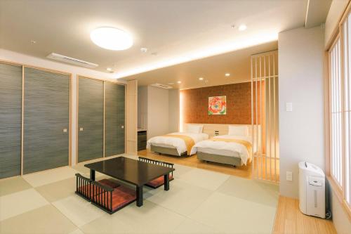 Habitación Deluxe con zona de tatami del hotel Gran Ms Kyoto