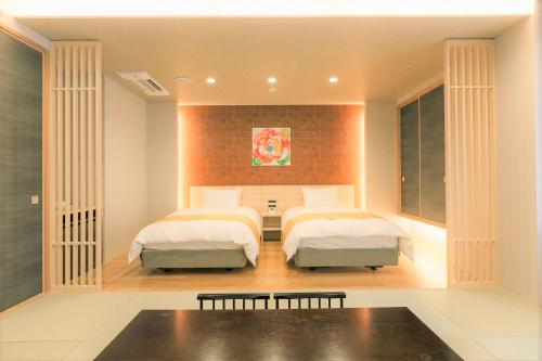 Habitación Deluxe con zona de tatami del hotel Gran Ms Kyoto. Foto 1