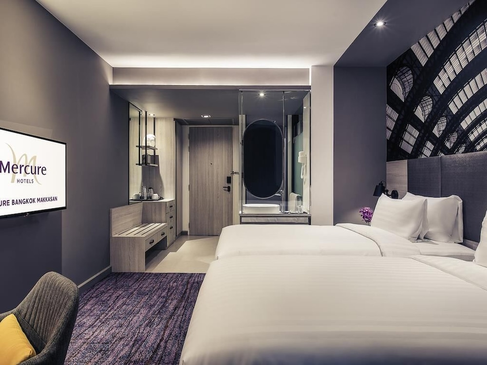 Habitación superior, 2 camas individuales del hotel Mercure Bangkok Makkasan. Foto 9