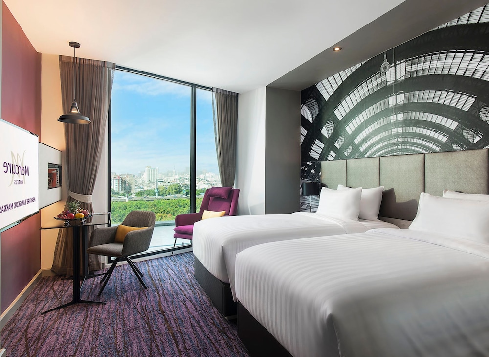 Privilege, Habitación, 2 camas individuales del hotel Mercure Bangkok Makkasan. Foto 5