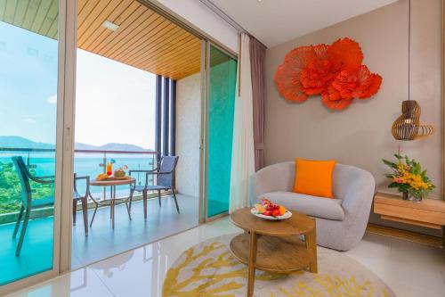 Habitación Doble Deluxe - 2 camas del hotel Wyndham Grand Phuket Kalim Bay. Foto 2