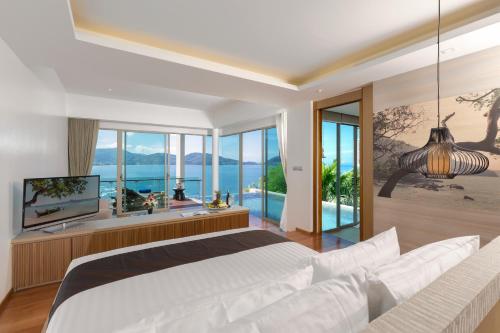 Villa con piscina y vistas al mar - Planta alta del hotel Wyndham Grand Phuket Kalim Bay