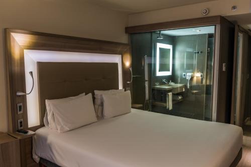 Habitación Familiar con 1 cama doble y 1 sofá cama del hotel Novotel Rj Praia De Botafogo. Foto 9