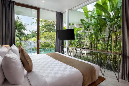 Villa Garden Pool de 1 dormitorio del hotel Hideaway Villas Bali Uluwatu By Kanaan Hospitality. Foto 7