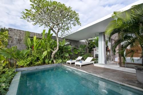 Villa Garden Pool de 1 dormitorio del hotel Hideaway Villas Bali Uluwatu By Kanaan Hospitality. Foto 8
