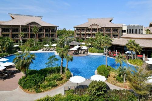 Deluxe Room, 2 Double Bed, Pool View, Balcony del hotel Lapita, Dubai Parks and Resorts, Autograph Collection. Foto 1