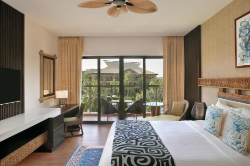 Deluxe Room, 1 King, Pool view, Balcony del hotel Lapita, Dubai Parks and Resorts, Autograph Collection. Foto 3