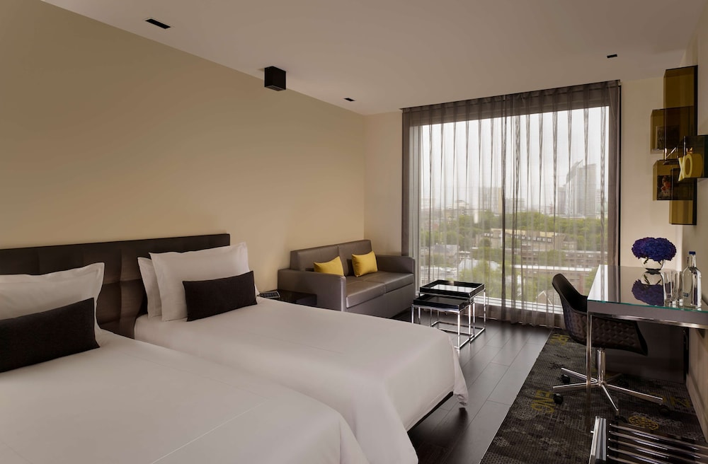 Estudio, 2 camas individuales del hotel Park Plaza London Waterloo. Foto 1