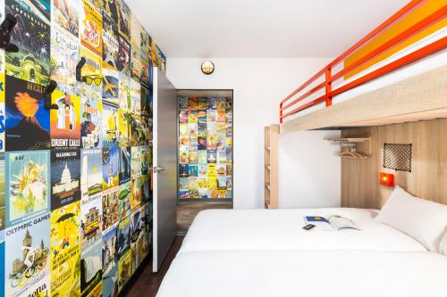 Habitación TRIO renovada máx. Ideal para familias, parejas o amigos del hotel Hotelf1 Metz Actipole. Foto 1