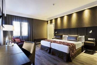 Habitación doble Lujo del hotel Catalonia Ronda