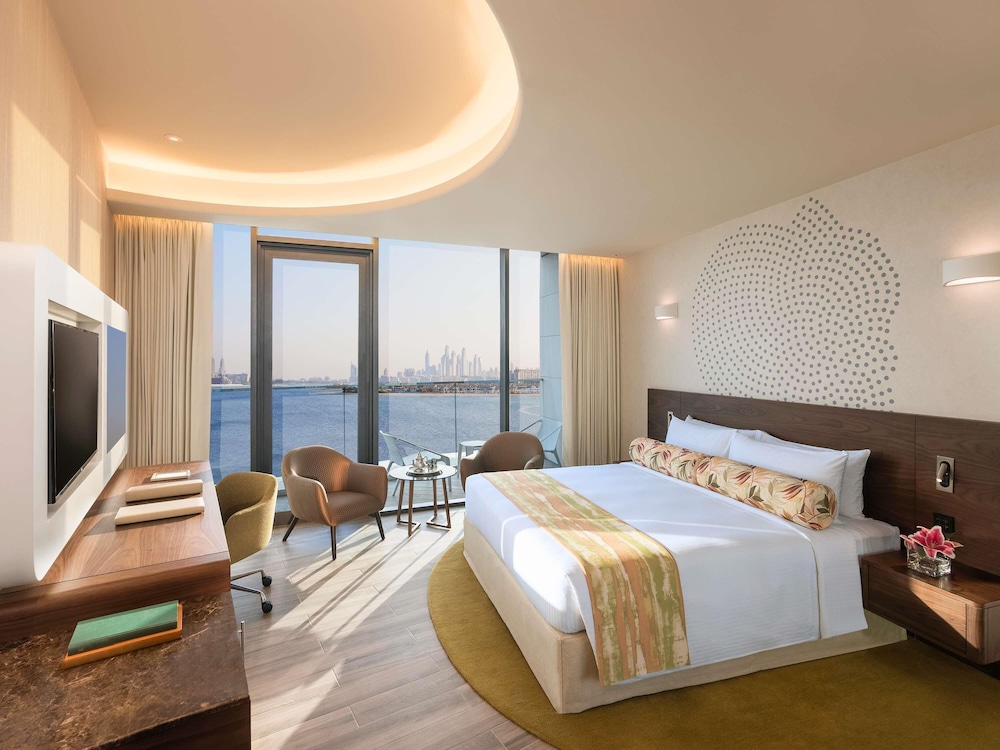 Habitación Deluxe con Balcón, Vista al Mar de Palmeras del hotel The Retreat Palm Dubai - MGallery by Sofitel