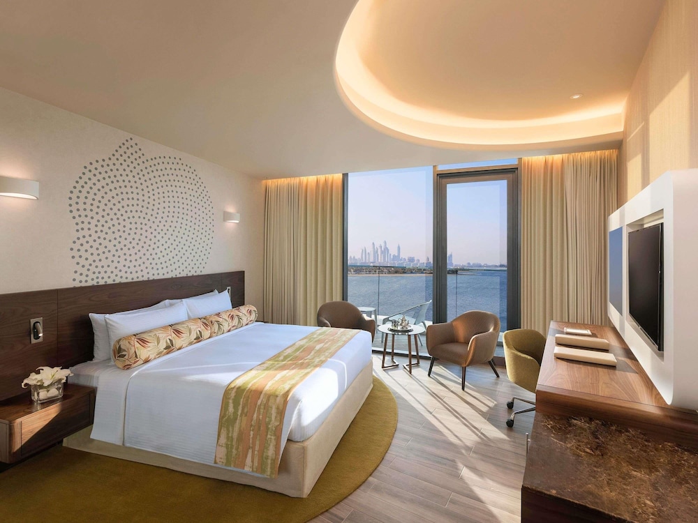Habitación Premium con Balcón, Vista al Mar de Palmeras y Acceso al Salón Club del hotel The Retreat Palm Dubai - MGallery by Sofitel